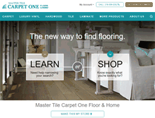 Tablet Screenshot of mastertilecarpet1merrillville.com